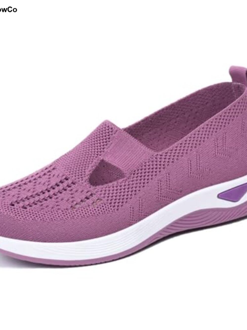 Women's Orthopedic Walking Shoes Arch Support Breathable Knit Slip-On Comfort